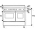 Bertazzoni 100cm Arancio Induction Freestanding Double Oven PRO105I2EART image NaN