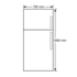 Fisher & Paykel E521TLT5 517L Top Mount Fridge image NaN
