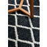 Rug Culture Huxley Medium Black & Off White Rug 225X155CM - HU-BLK-225155 image NaN