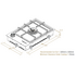 Spezialist 34cm Gas Cooktop With SS Inset Surface S30341SSNG image NaN