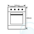 600mm/60cm Westinghouse Electric Wall Oven PDR790W image NaN