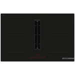 Bosch 80cm Series 6 Induction Cooktop with Downdraft Ventilation Black PVQ811H26E hero image