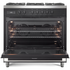 Delonghi 90cm Anthracite Dual Fuel Freestanding Oven DEF1407A image NaN