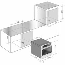 ILVE 60cm Electric Built-In Oven 600TCBV hero image
