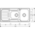 Franke Futuro Sink FOX621ALHD image NaN