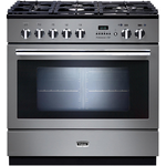 Falcon 90cm Professional Plus FX Dual Fuel Freestanding Oven Stainless Steel PROP90FXDFSS-CH hero image