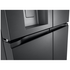 LG 506L French Door Fridge with Slim Non-Plumbed In-Door Ice and Water Dispenser Matte Black GF-LN500MBL image NaN