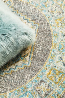 Rug Culture Century Small Multi-coloured Rug 150X150CM - CEN-944-GREY-150X150 hero image