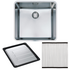 Franke KBX110-45OF Kubus Single Bowl Undermount Sink with Accessories image NaN