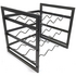 L.T. Williams 12 Bottles Stackable Wine Rack 3 Tier Black 8300-LT image NaN
