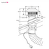 Schweigen 90cm Matte Black UnderMount Rangehood with ISO Drive SP Motor UM1170-9BSPPAK image NaN