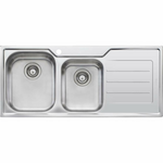 Oliveri Flinders 1 and 3/4 Bowl Topmount Sink with Right Hand Drainer FL111 hero image