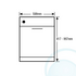Ilve IVFSD60 Freestanding Dishwasher image NaN