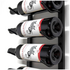 KingsBottle 12 Bottle C-Type Label Display Wall Mounted Metal Wine Rack WMRC-01D12B image NaN