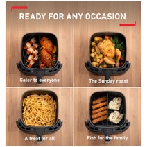 Tefal Air Fryer 6.9L Easy Fry & Grill 2 in 1 XXL FlexCook Black EY8018 hero image
