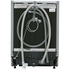 Haier 60cm Built Under Dishwasher with Steam Satina Silver HDW15U3S1 image NaN