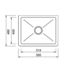Abey Chambord Louis Single Bowl Fireclay Sink LOUIS-1W image NaN