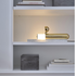 DCW Editions ISP Table Lamp on White Carrare Marble Base ISPTABLEBRWHMA image NaN
