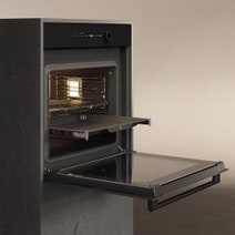 ASKO 60cm Craft Glass Pyrolytic Built-in Oven Black Glass OTP56BGHAU hero image