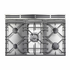 Falcon 90cm Elise Freestanding Dual Fuel Oven/Stove Stainless Steel and Nickel ELS90DFSS/N image NaN