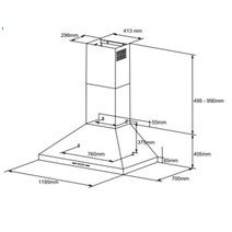 Artusi 120cm Canopy Outdoor BBQ Rangehood ACH12BBQ hero image