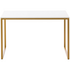 Zinus Home Office Computer Desk Gold 160cm AU-UTDDT1ZC-63G image NaN