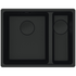 Franke Maris 340/150mm 1 and 1/2 Bowl Right Undermount Sink Matte Black MRG160SBRMB-B image NaN