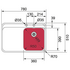 Franke SNX211RHD Sinos Single Bowl Right Hand Drainer Sink image NaN