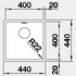 Blanco ANDANO400U Single Bowl Undermount Sink with Overflow image NaN