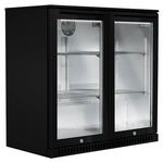 Husky 190L Double Door Outdoor Beverage Fridge Black ALF-C2-BLK-840EL hero image