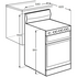 Westinghouse 54cm Freestanding White Stove/Oven WLG512WCH image NaN