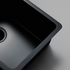 Titan Essentials 500mm Single Bowl Kitchen Sink - Matte Black TSBS52 image NaN