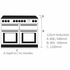 Falcon 110cm Nexus SE Induction Freestanding Electric Oven/Stove Slate and Chrome NEXSE110EISL-CH image NaN