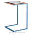 Reddie Suzy Teak Natural Top Navy Blue Base Side Table CPTSZ45X40X65W1M6 image NaN