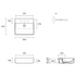 Catalano Zero+ 55 Semi Inset Basin with 1 Taphole 3113005403 image NaN