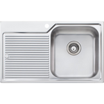 Oliveri NP622 Nu-Petite Single Bowl Left Hand Drainer Topmount Sink hero image