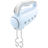 Smeg 50s Retro Style Hand Mixer Pastel Blue HMF01PBAU image NaN