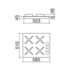 Barazza 1PSU64 60CM Hob Satin Cooktop image NaN