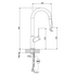 Oliveri Vilo Pull Out Tap Chrome VT0426C image NaN