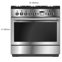 Falcon 90cm Professional Plus FX Dual Fuel Freestanding Oven Stainless Steel PROP90FXDFSS-CH hero image