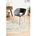 Rug Culture Evoke Large White Silver Rug 240X240CM - EVO-253-WSIL-240X240 image NaN
