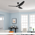 Big Ass Fans Haiku L 132cm LED Ceiling Fan 256mm Downrod with Light Black F127L-UB-01-01 image NaN