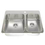 Franke Steel Queen Double Bowl Sink SQX620C-R hero image
