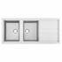 Artusi Granitek Series Double Bowl Sink with Drainer AGS1162W image NaN
