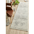 Rug Culture Evoke Extra Large White Silver Rug 500X80CM - EVO-253-WSIL-500X80 image NaN
