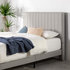 Zinus Debi Queen Upholstered Fabric Bed Base Light Grey AU-FHVP-LG-Q image NaN