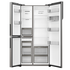 Haier 574L S+ Three Door Side by Side Fridge Non-Plumbed Water Dispenser Satina Silver HRF575XHS image NaN