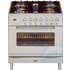 Freestanding Ilve Dual Fuel Oven/Stove P80WMPSS image NaN