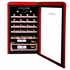 Linarie Burgundy 33 Bottle Single Zone Retro Wine Fridge LICV33RED image NaN