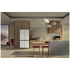 Hitachi 569L French Door Refrigerator Matte White Glass Finish RWB640VT0X-1MGW image NaN